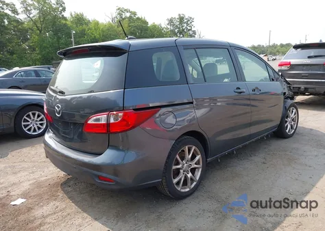 2012 Mazda Mazda5 Touring из США, поврежденный, VIN JM1CW2CL5C0126744